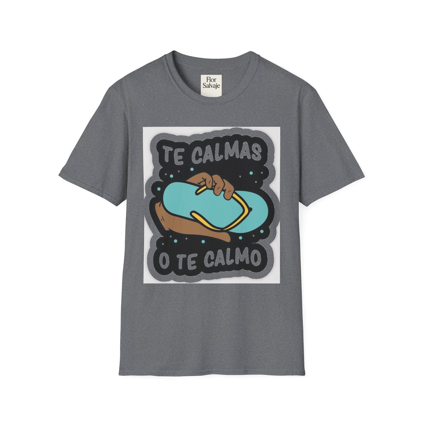 Relaxing Vibes Unisex Softstyle T-Shirt - 'Te Calmas O Te Calmo' Design