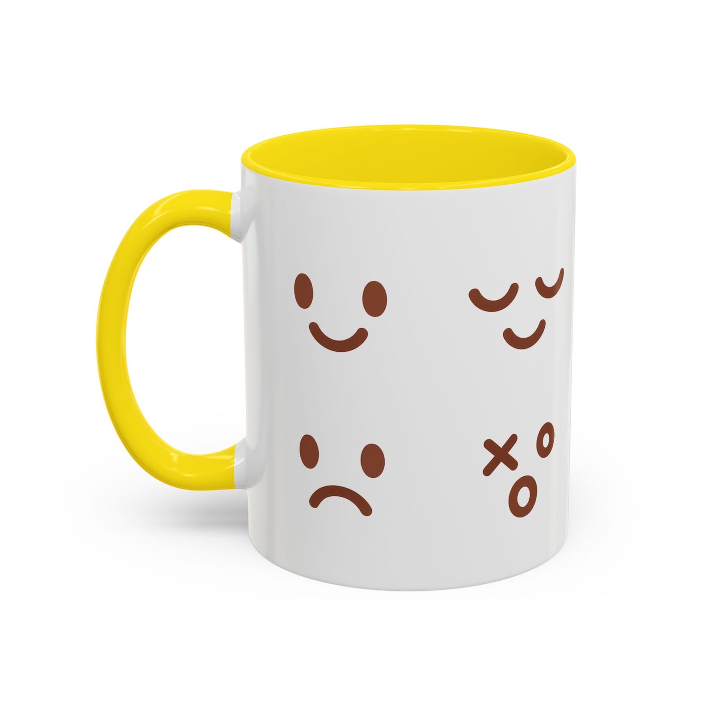 Emotional Expressions Coffee Mug - Fun 11/15oz Ceramic Coffee Cup for Daily Joy