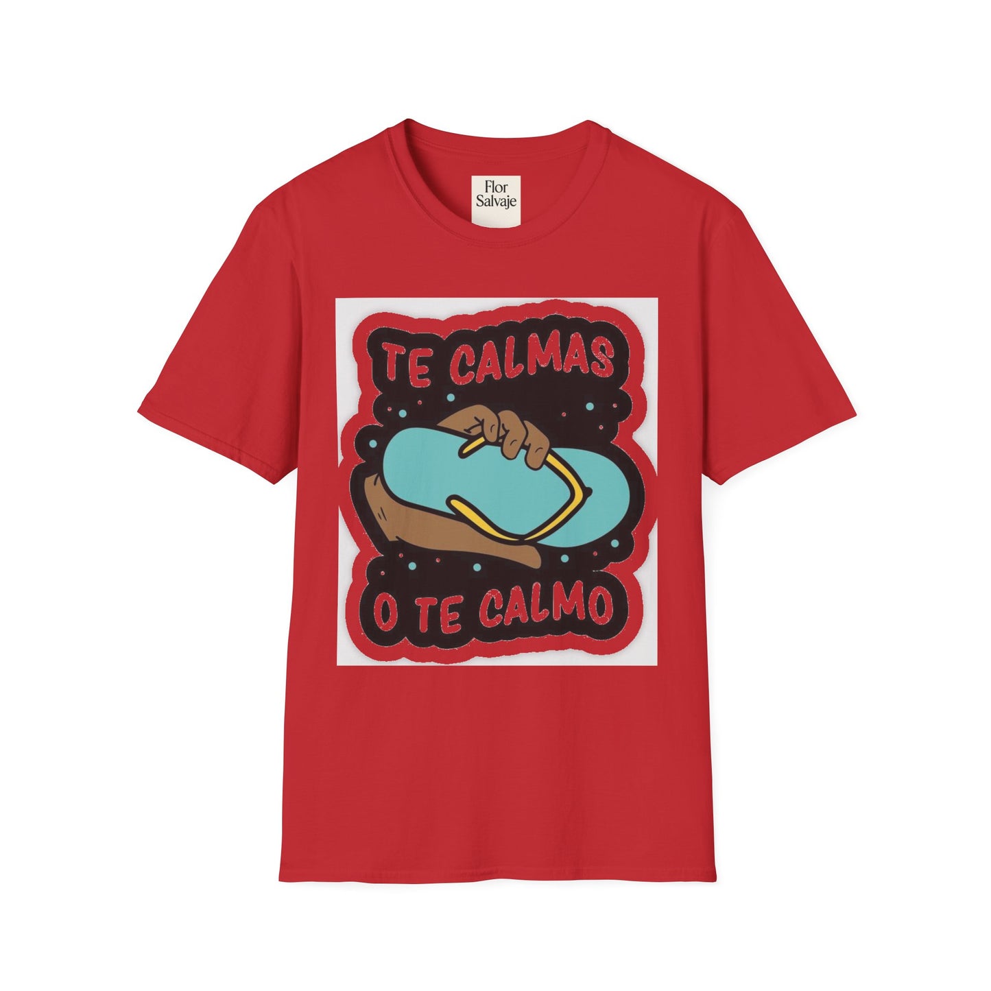 Relaxing Vibes Unisex Softstyle T-Shirt - 'Te Calmas O Te Calmo' Design