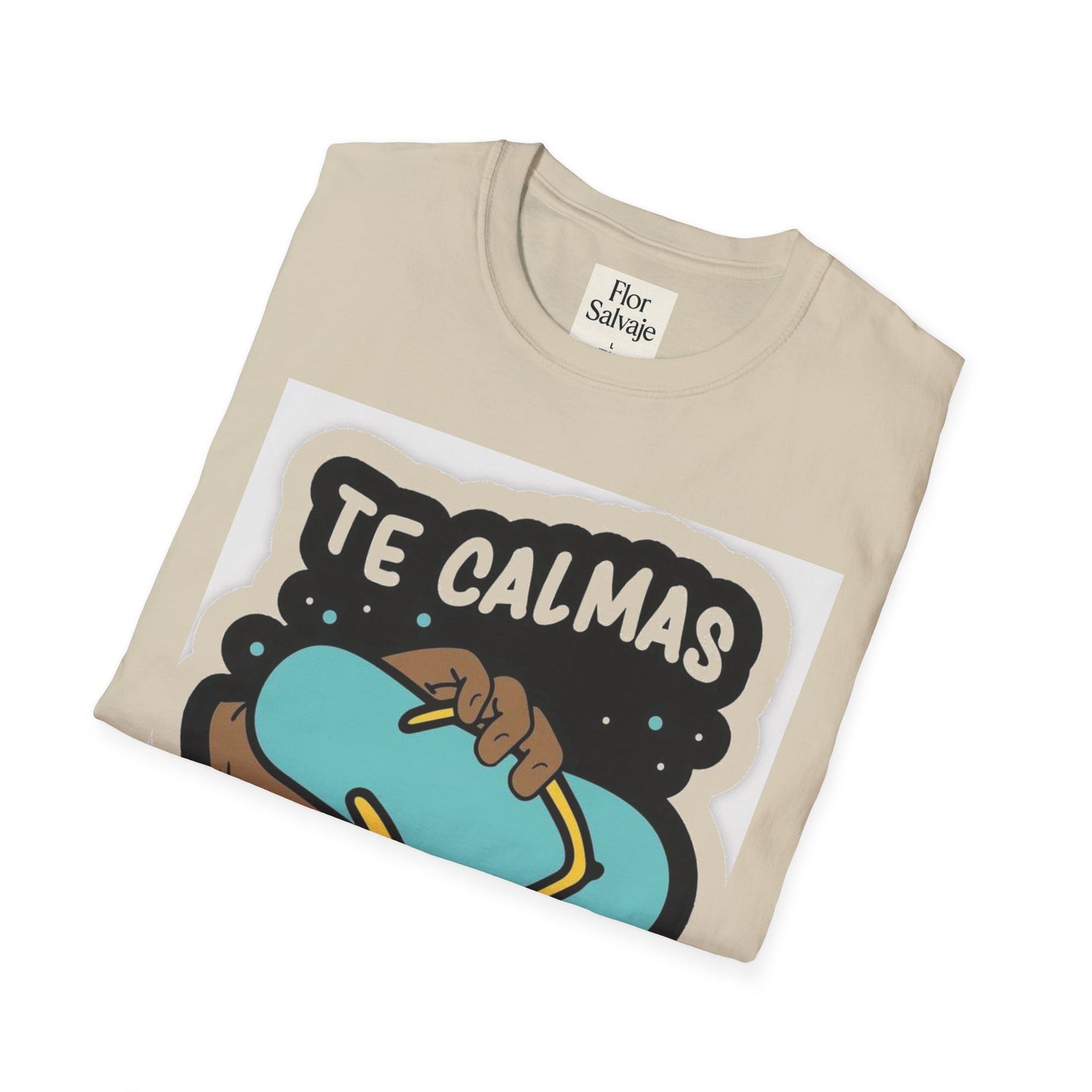 Relaxing Vibes Unisex Softstyle T-Shirt - 'Te Calmas O Te Calmo' Design