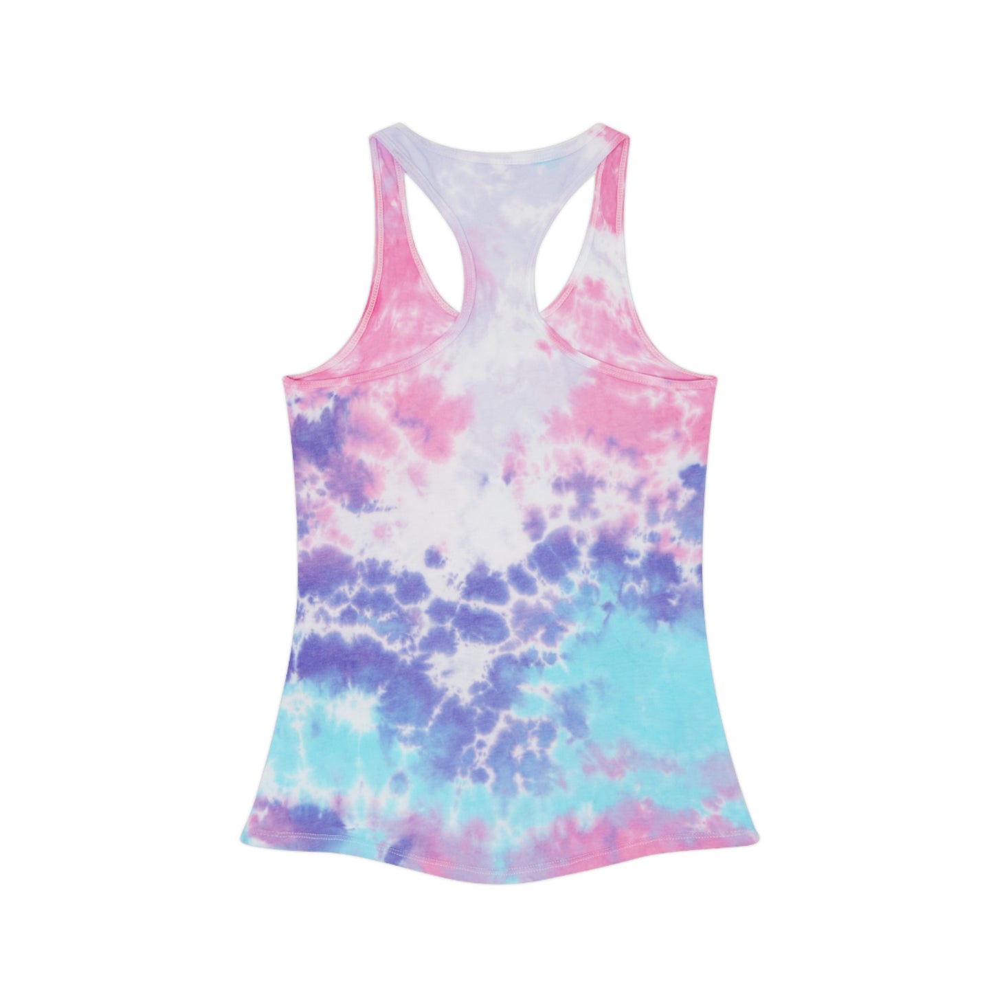 Peace Love Music Tie Dye Racerback Tank Top - Bohemian Summer Style