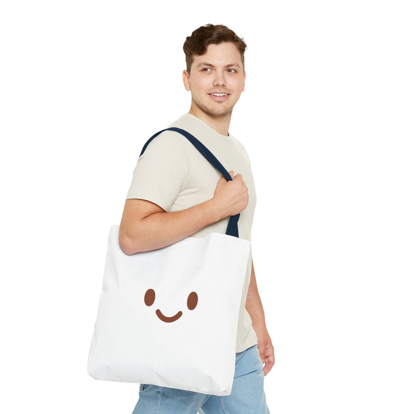 Cute Smiley Face Tote Bag - Perfect for Everyday Use
