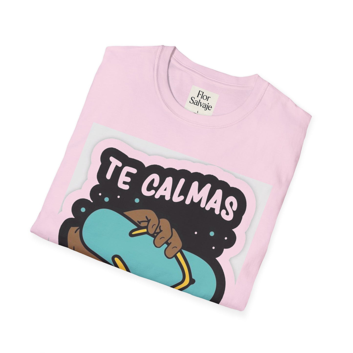 Relaxing Vibes Unisex Softstyle T-Shirt - 'Te Calmas O Te Calmo' Design