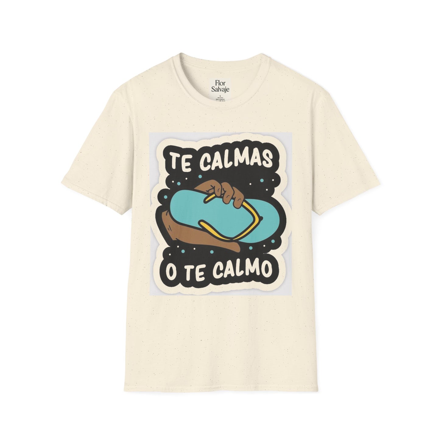 Relaxing Vibes Unisex Softstyle T-Shirt - 'Te Calmas O Te Calmo' Design