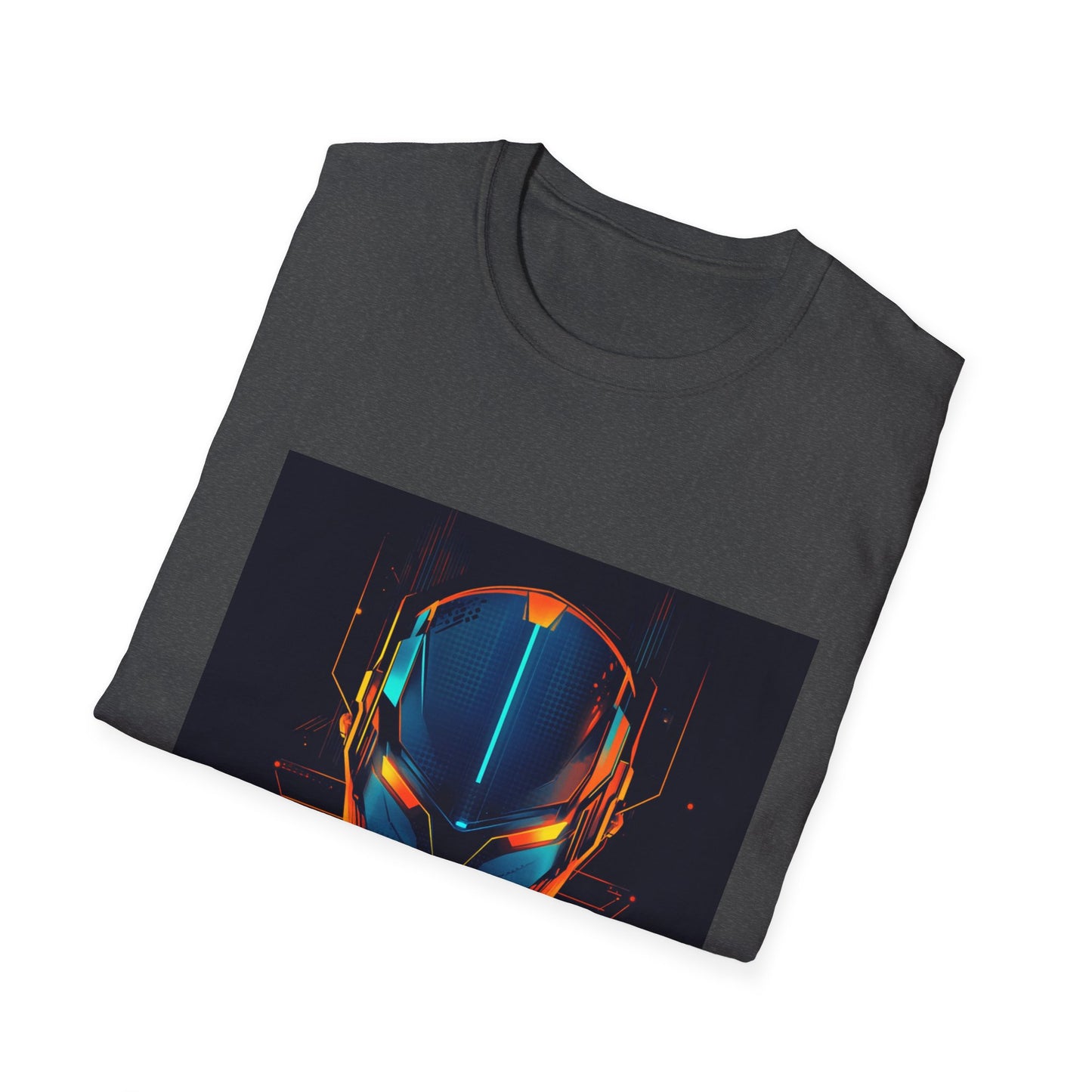 Futuristic Hero Unisex Softstyle T-Shirt