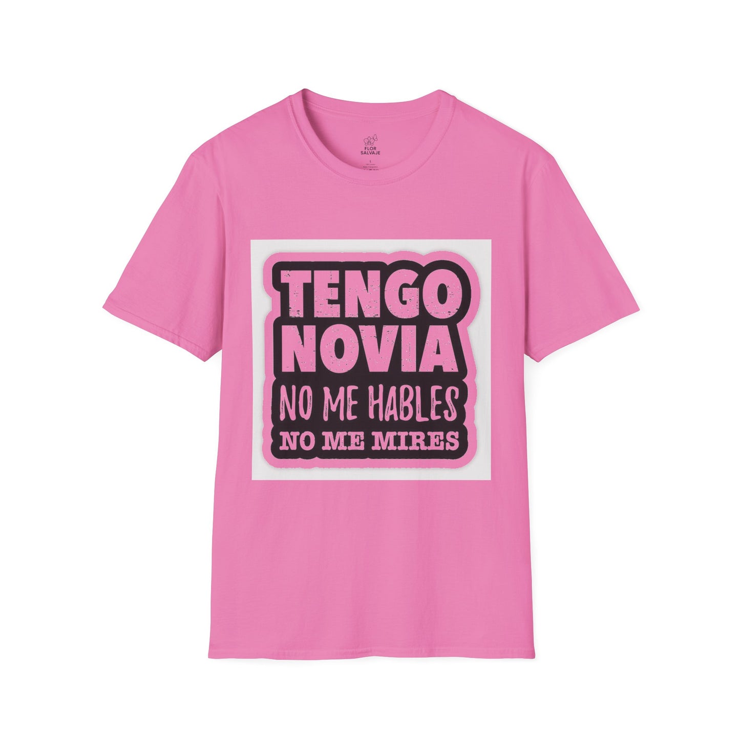 Unisex Funny T-Shirt - Tengo Novia, Playful Apparel for Couples, Perfect Gift for Anniversaries, Casual Wear, Unique Statement Tee