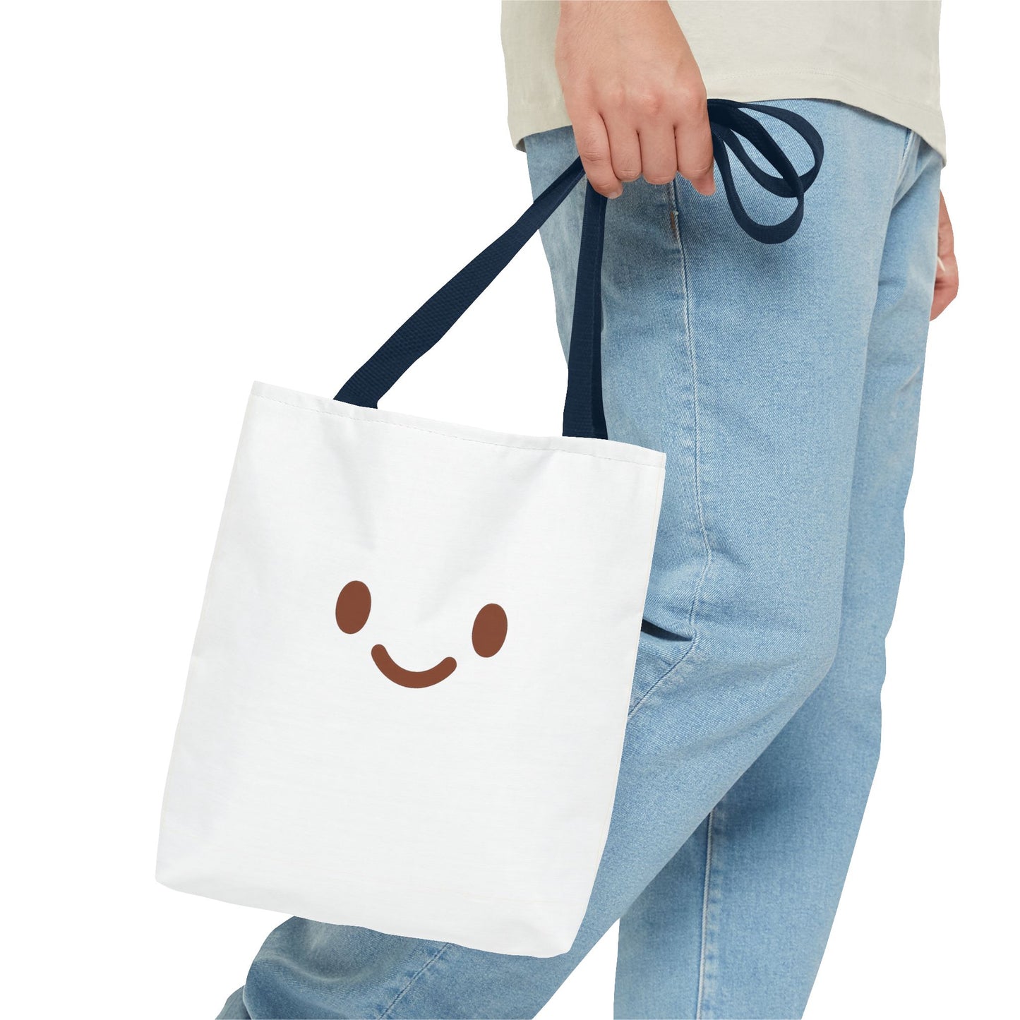 Cute Smiley Face Tote Bag - Perfect for Everyday Use