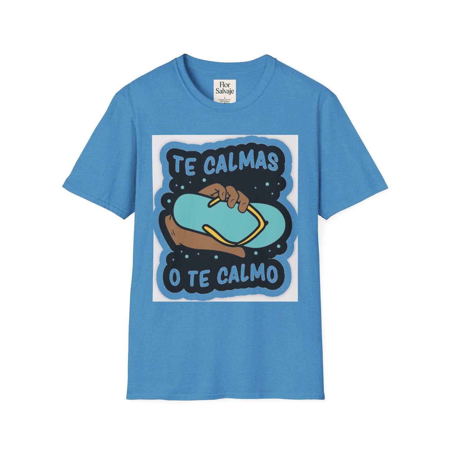 Relaxing Vibes Unisex Softstyle T-Shirt - 'Te Calmas O Te Calmo' Design