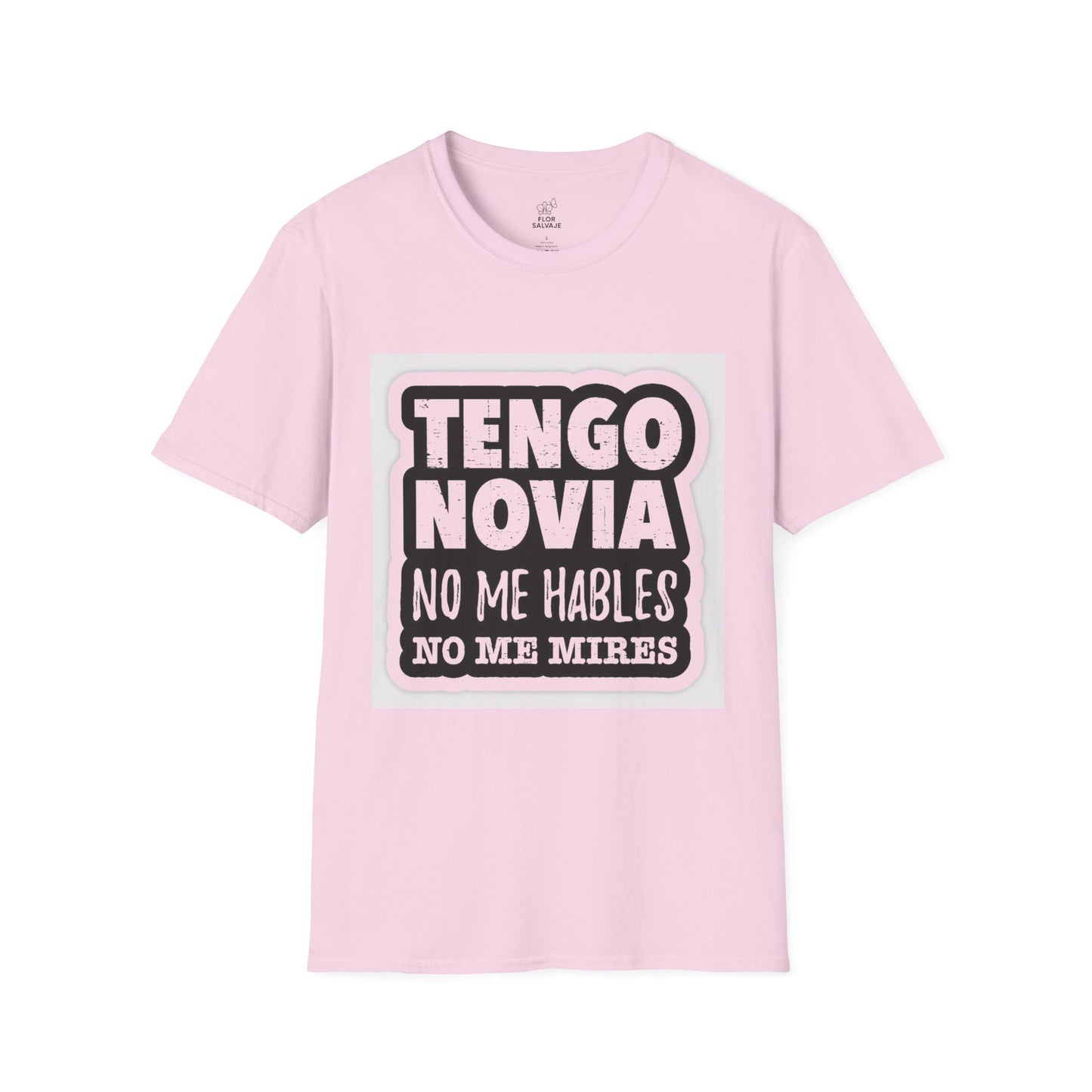 Unisex Funny T-Shirt - Tengo Novia, Playful Apparel for Couples, Perfect Gift for Anniversaries, Casual Wear, Unique Statement Tee
