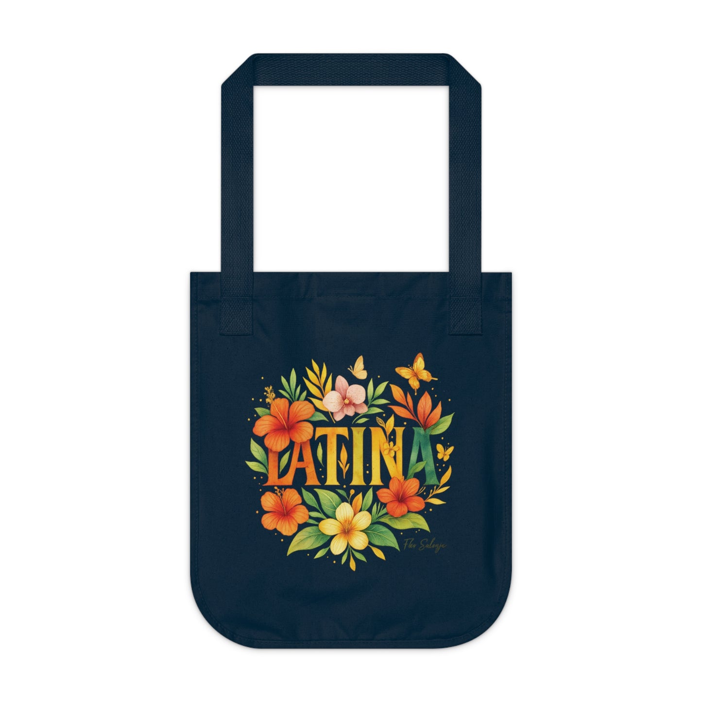 Organic Floral Tote Bag - Perfect for Spring, Eco-Friendly Gift, Shopping, Beach Days, or Celebrations!