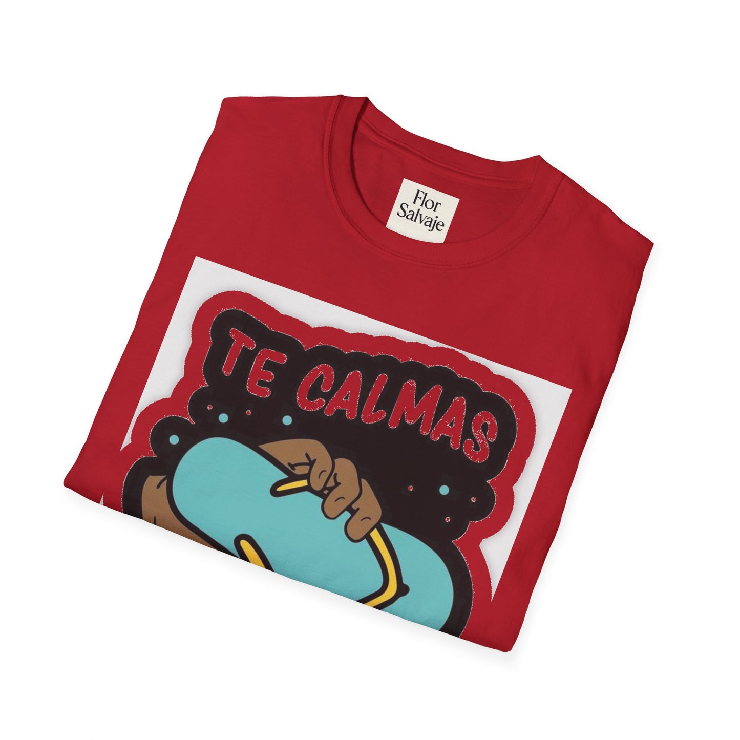 Relaxing Vibes Unisex Softstyle T-Shirt - 'Te Calmas O Te Calmo' Design