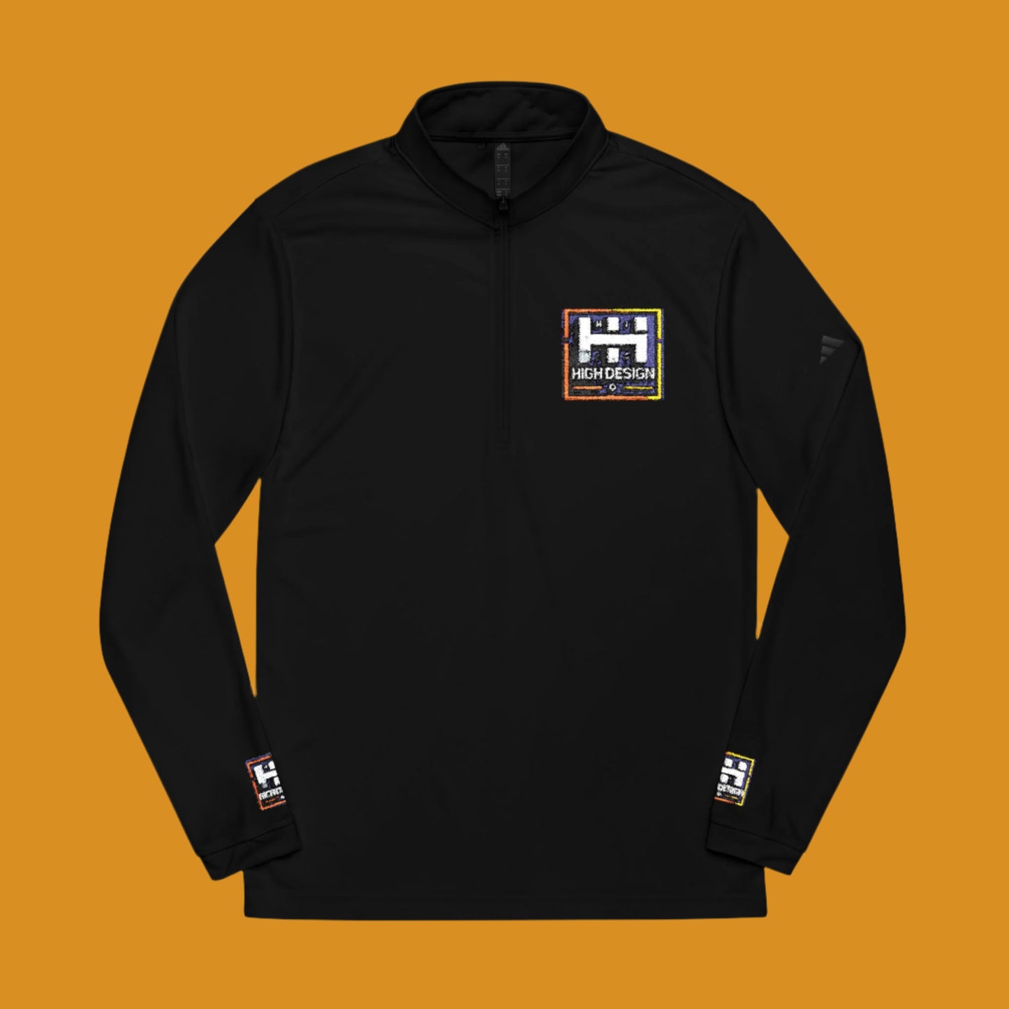 Adidas® Embroidered Quarter-Zip Pullover - Stylish Activewear for Athletes
