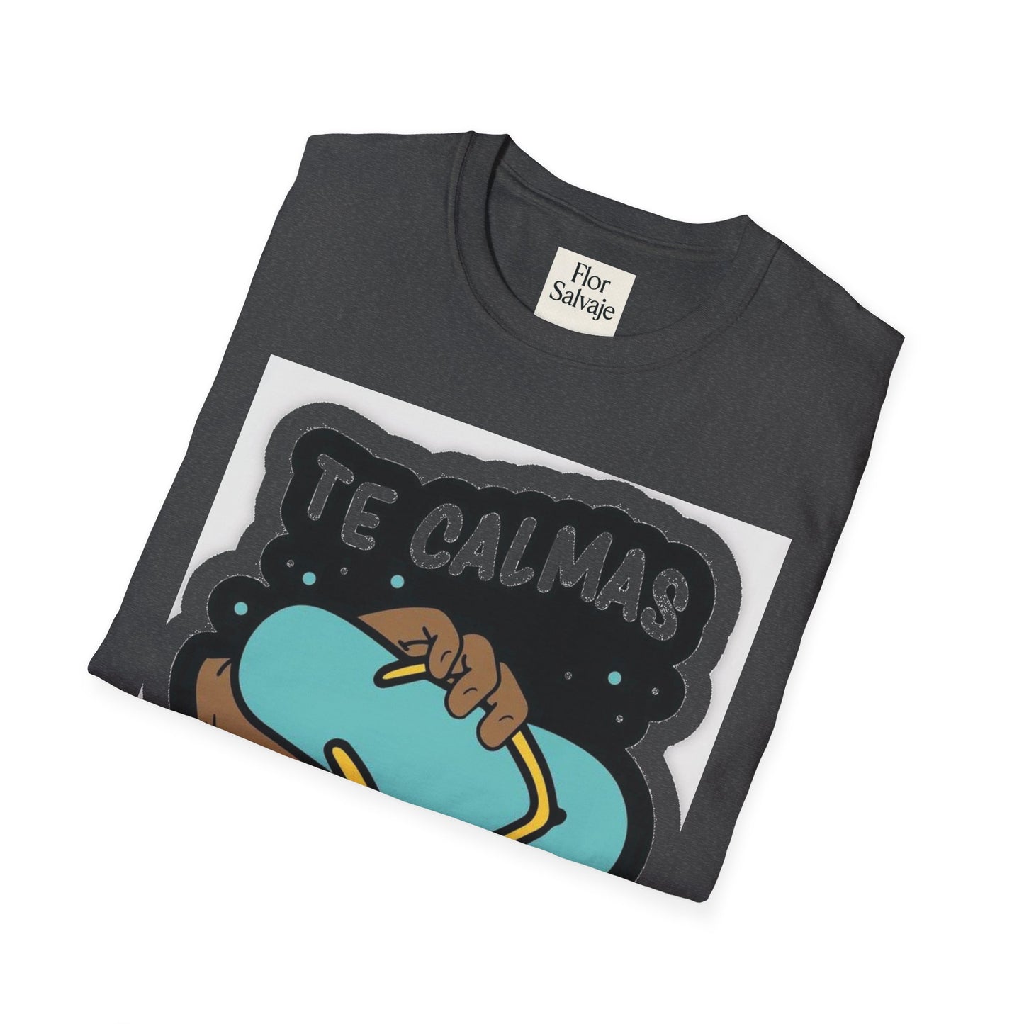 Relaxing Vibes Unisex Softstyle T-Shirt - 'Te Calmas O Te Calmo' Design