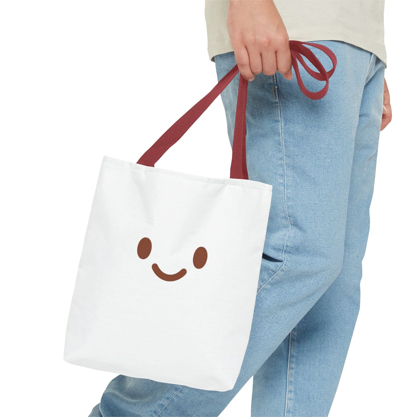 Cute Smiley Face Tote Bag - Perfect for Everyday Use