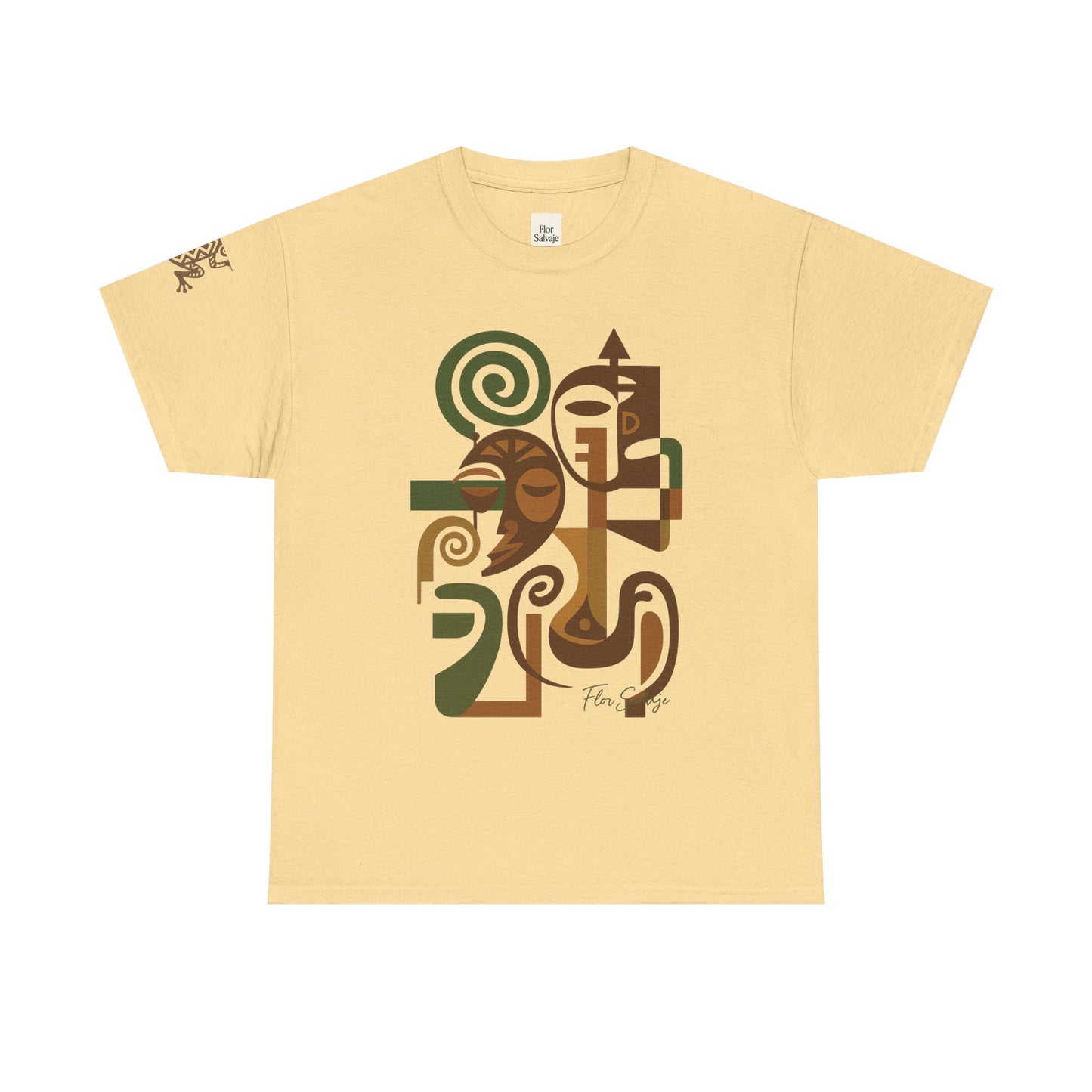Artistic Unisex Cotton Tee - Unique Graphic Tee, Casual Wear, Gift for Art Lovers, Summer Style, Everyday Comfort