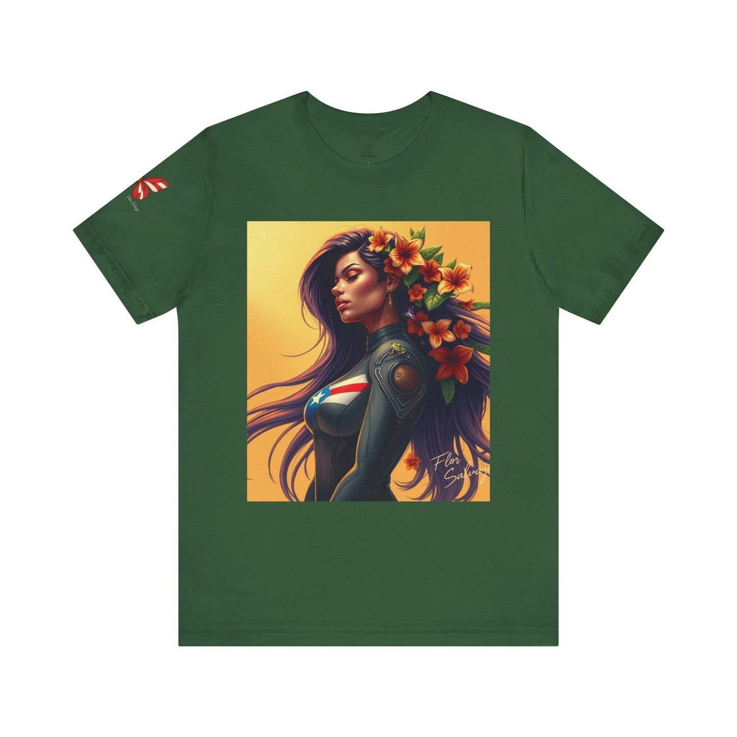Floral Empowerment Tee: Stylish Unisex Short Sleeve, Perfect Gift for All Occasions, Casual Wear, Nature Lover, Art Enthusiasts