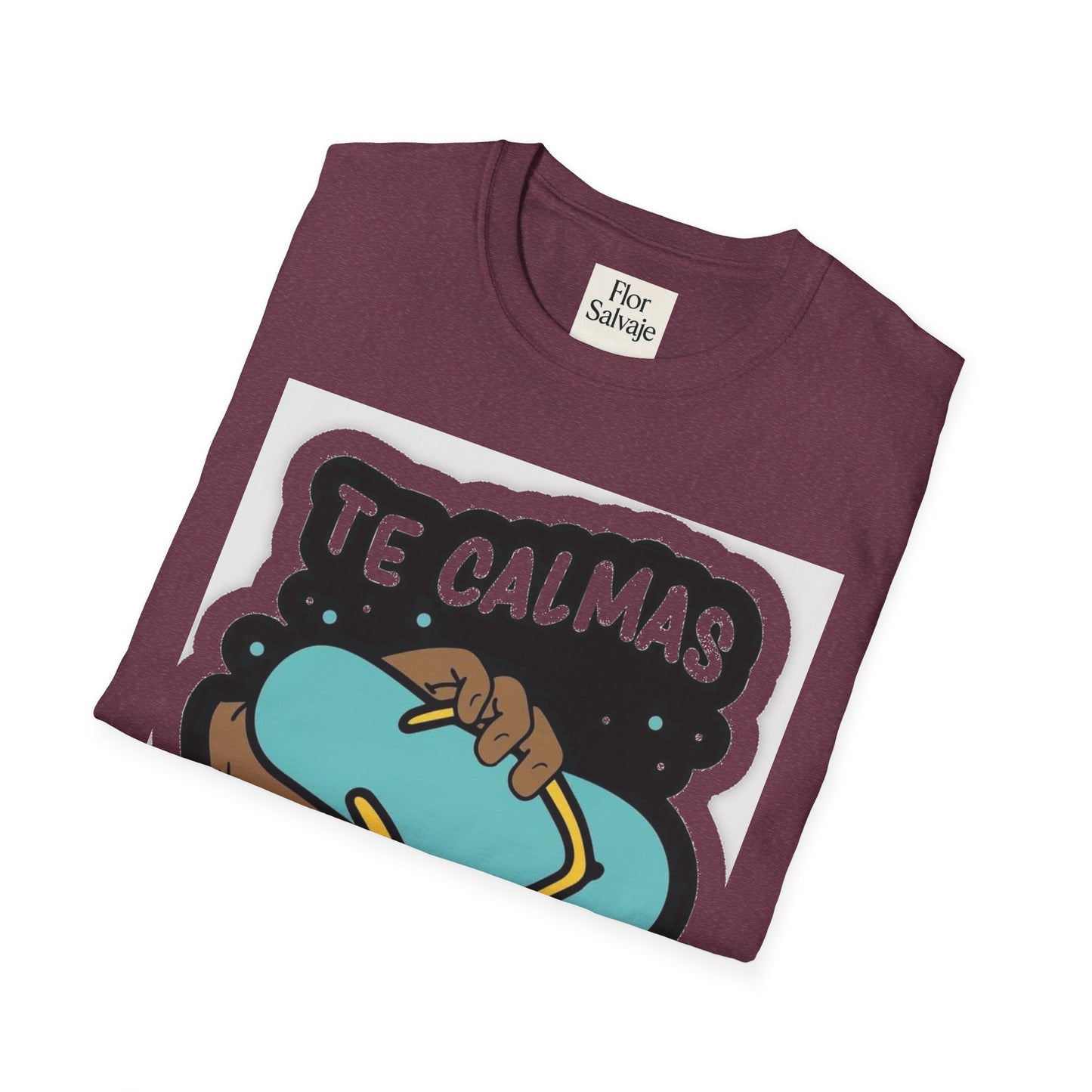 Relaxing Vibes Unisex Softstyle T-Shirt - 'Te Calmas O Te Calmo' Design