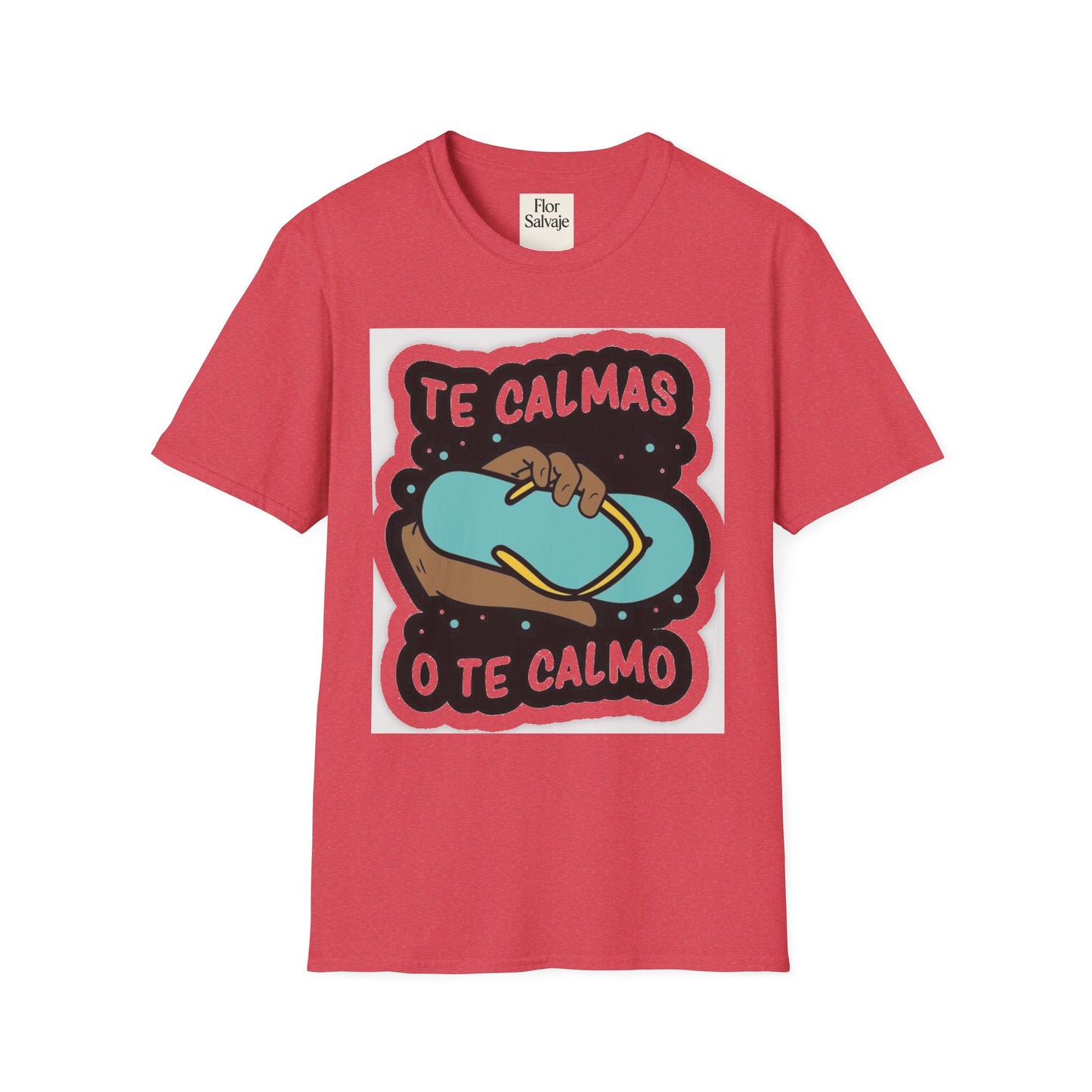 Relaxing Vibes Unisex Softstyle T-Shirt - 'Te Calmas O Te Calmo' Design