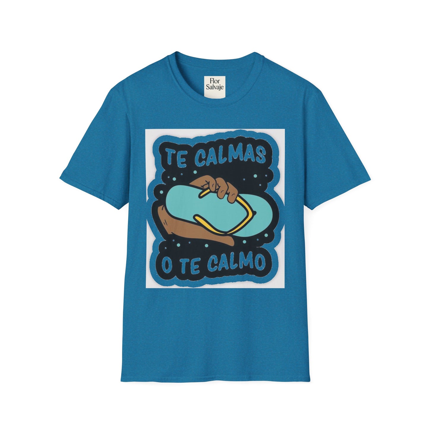 Relaxing Vibes Unisex Softstyle T-Shirt - 'Te Calmas O Te Calmo' Design