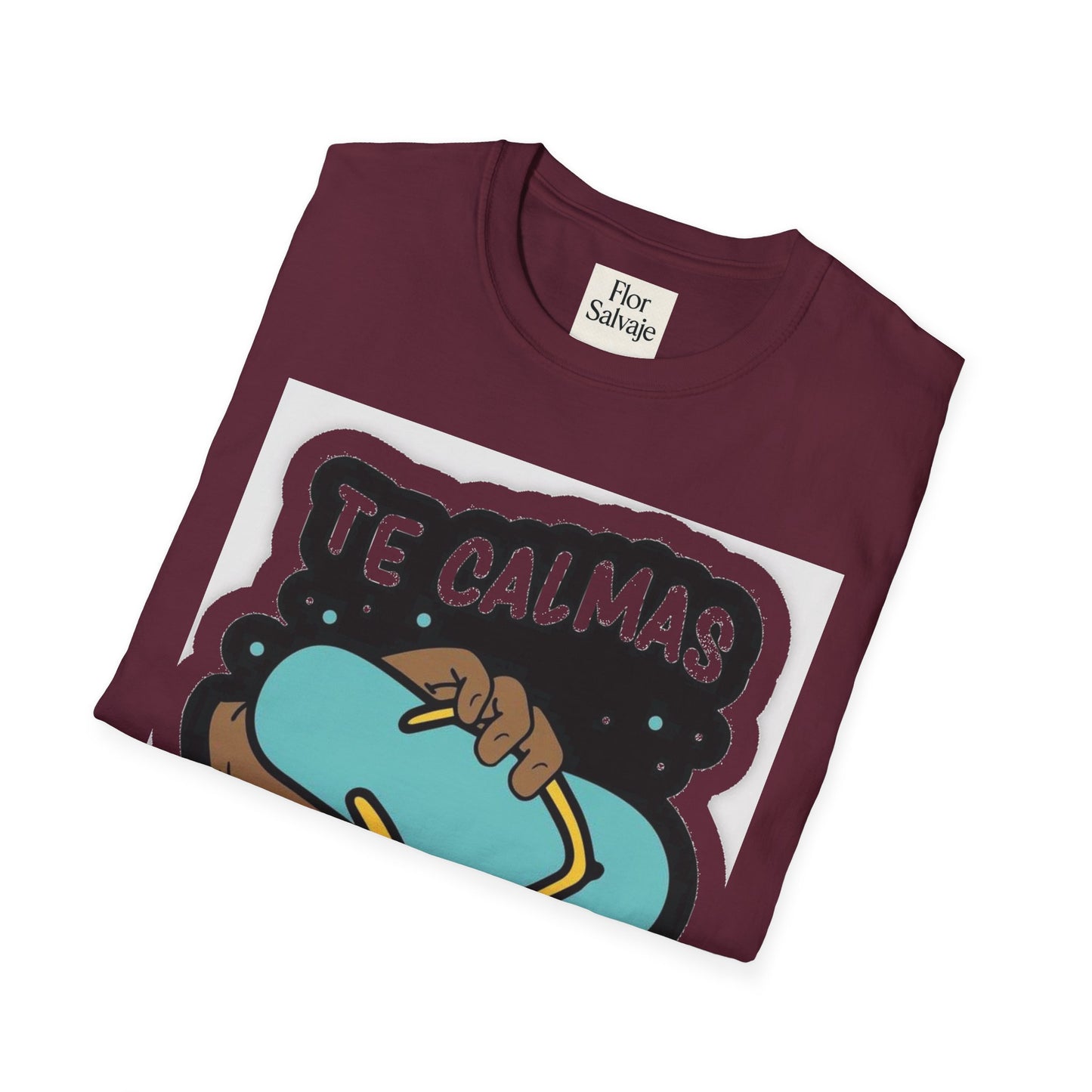Relaxing Vibes Unisex Softstyle T-Shirt - 'Te Calmas O Te Calmo' Design