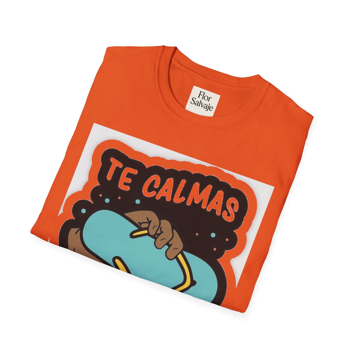 Relaxing Vibes Unisex Softstyle T-Shirt - 'Te Calmas O Te Calmo' Design