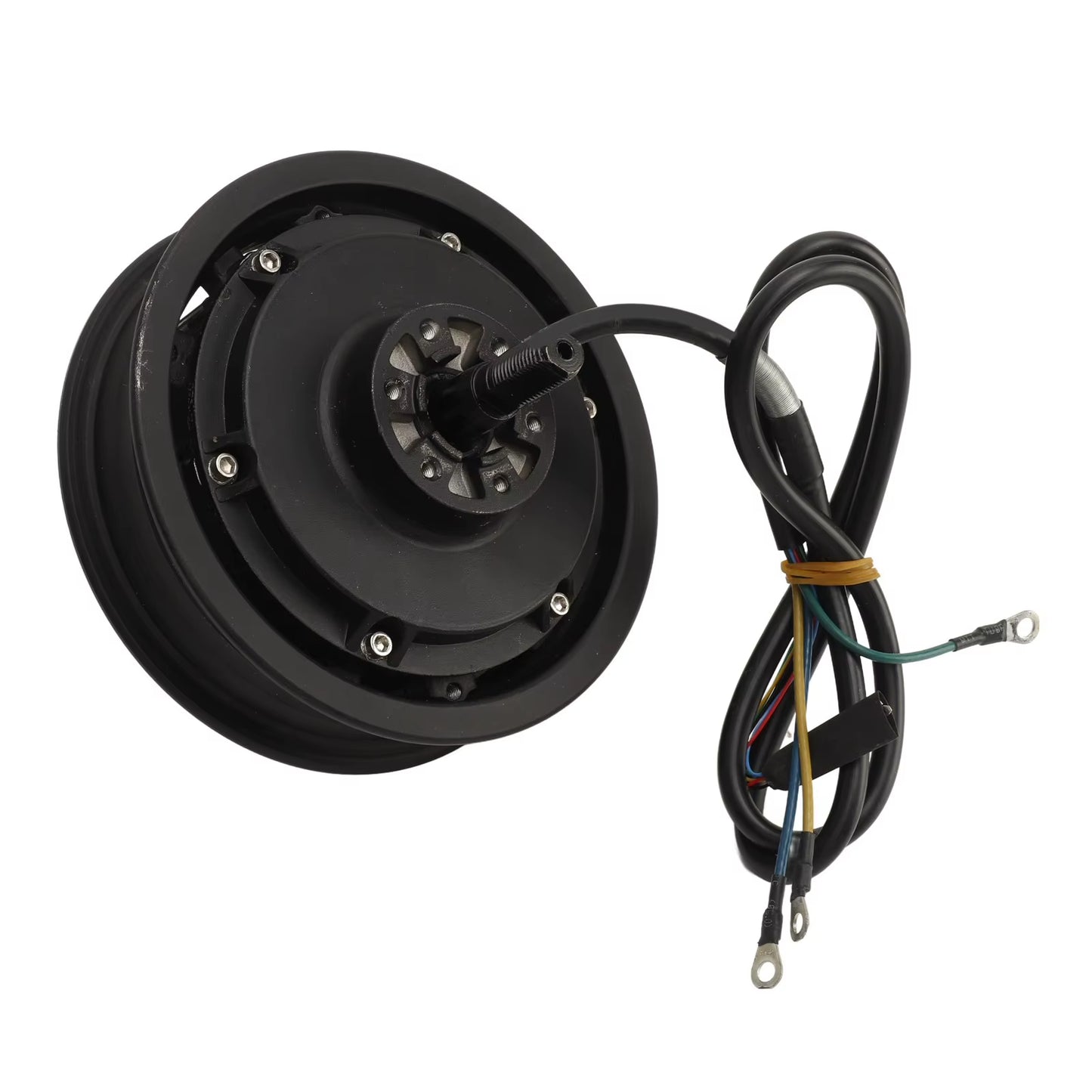 48 to 72V Disc Brake Hub Motor 10In 800 to 2200W Brushless Wheel Motor for Motorcycle Electric Bike Electric Scooter