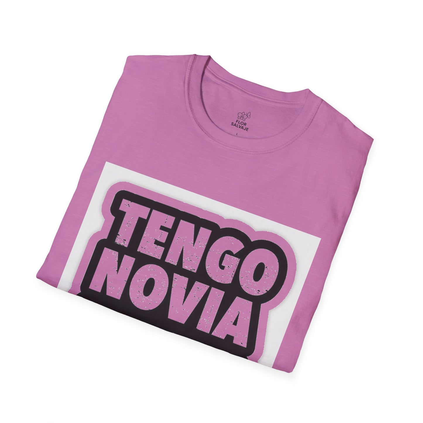 Unisex Funny T-Shirt - Tengo Novia, Playful Apparel for Couples, Perfect Gift for Anniversaries, Casual Wear, Unique Statement Tee
