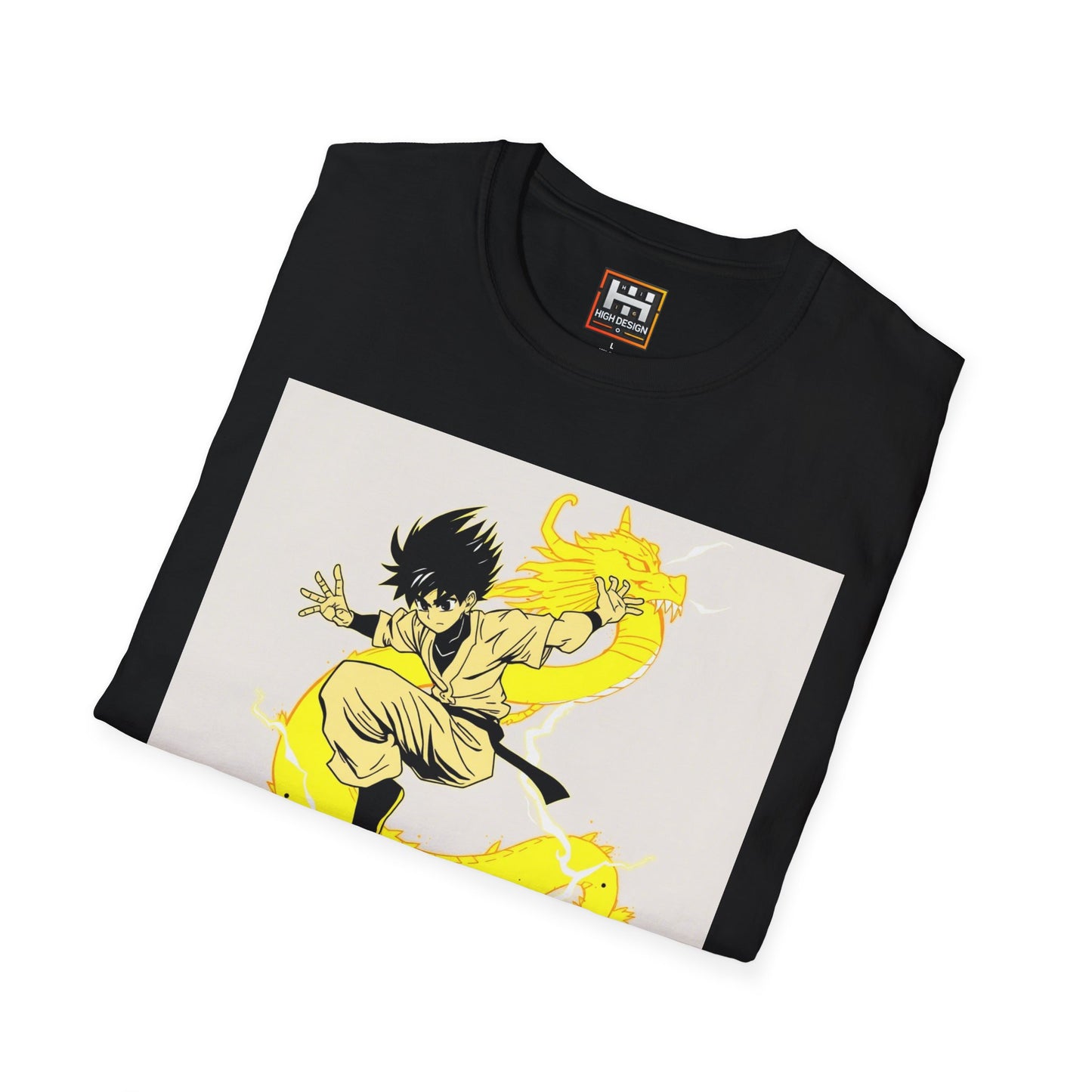 Dynamic Action Graphic T-Shirt for Anime Fans