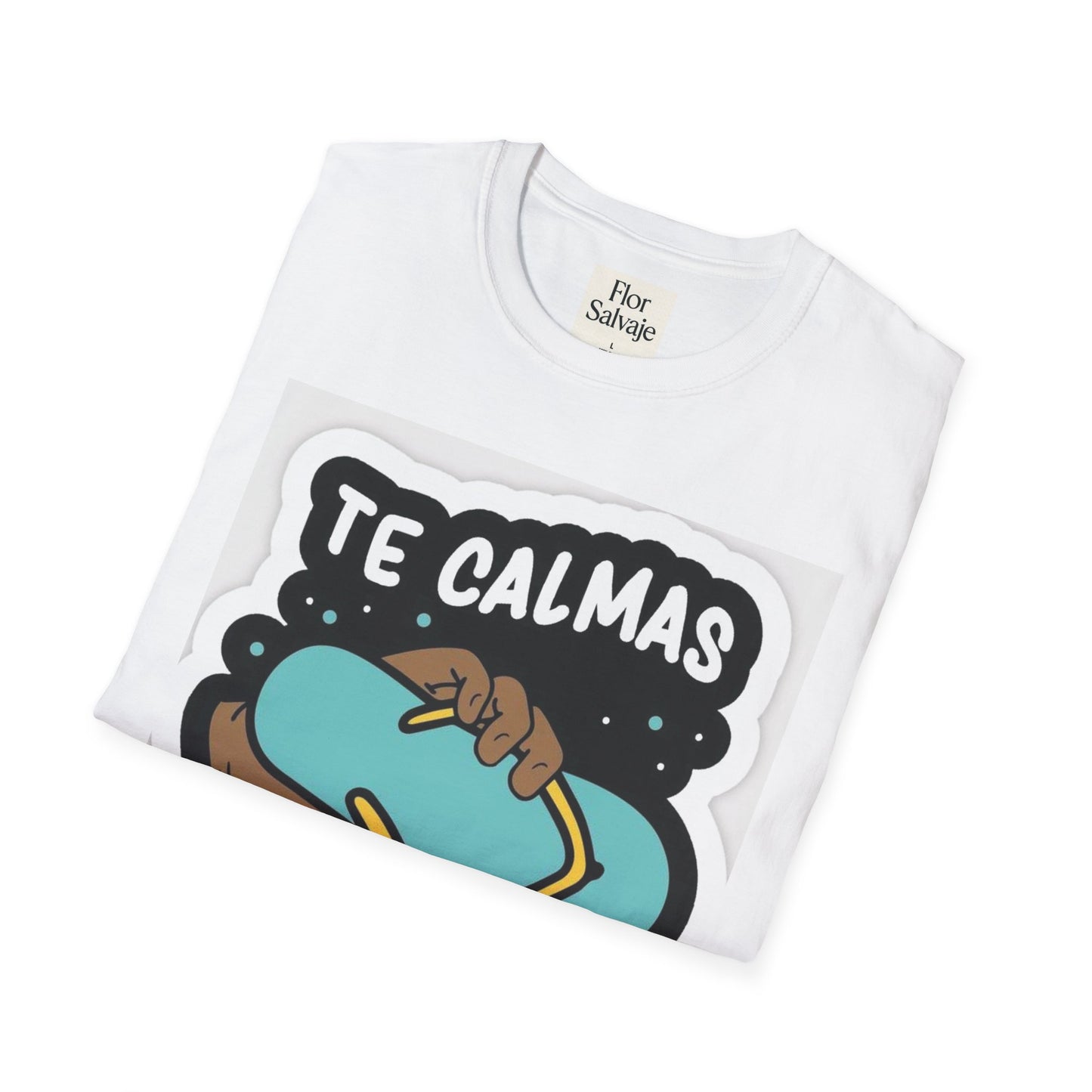 Relaxing Vibes Unisex Softstyle T-Shirt - 'Te Calmas O Te Calmo' Design