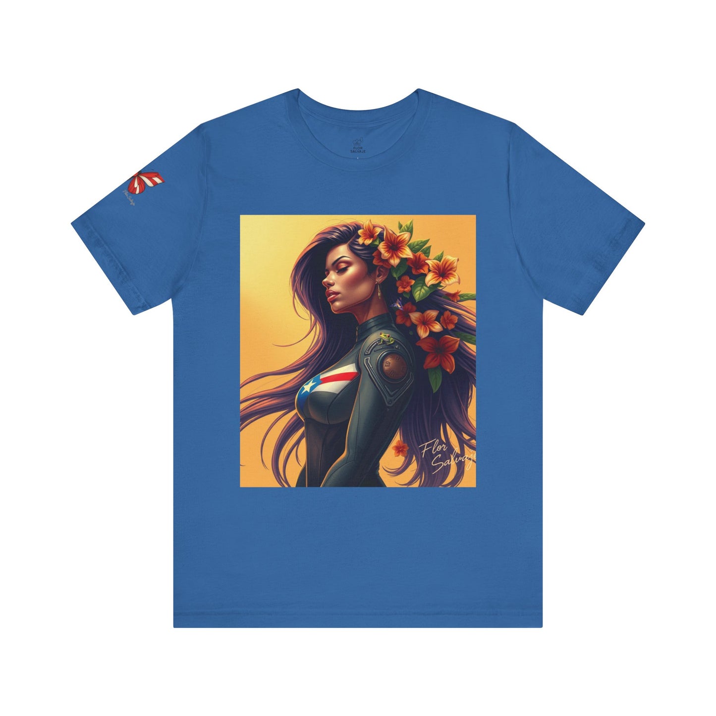 Floral Empowerment Tee: Stylish Unisex Short Sleeve, Perfect Gift for All Occasions, Casual Wear, Nature Lover, Art Enthusiasts