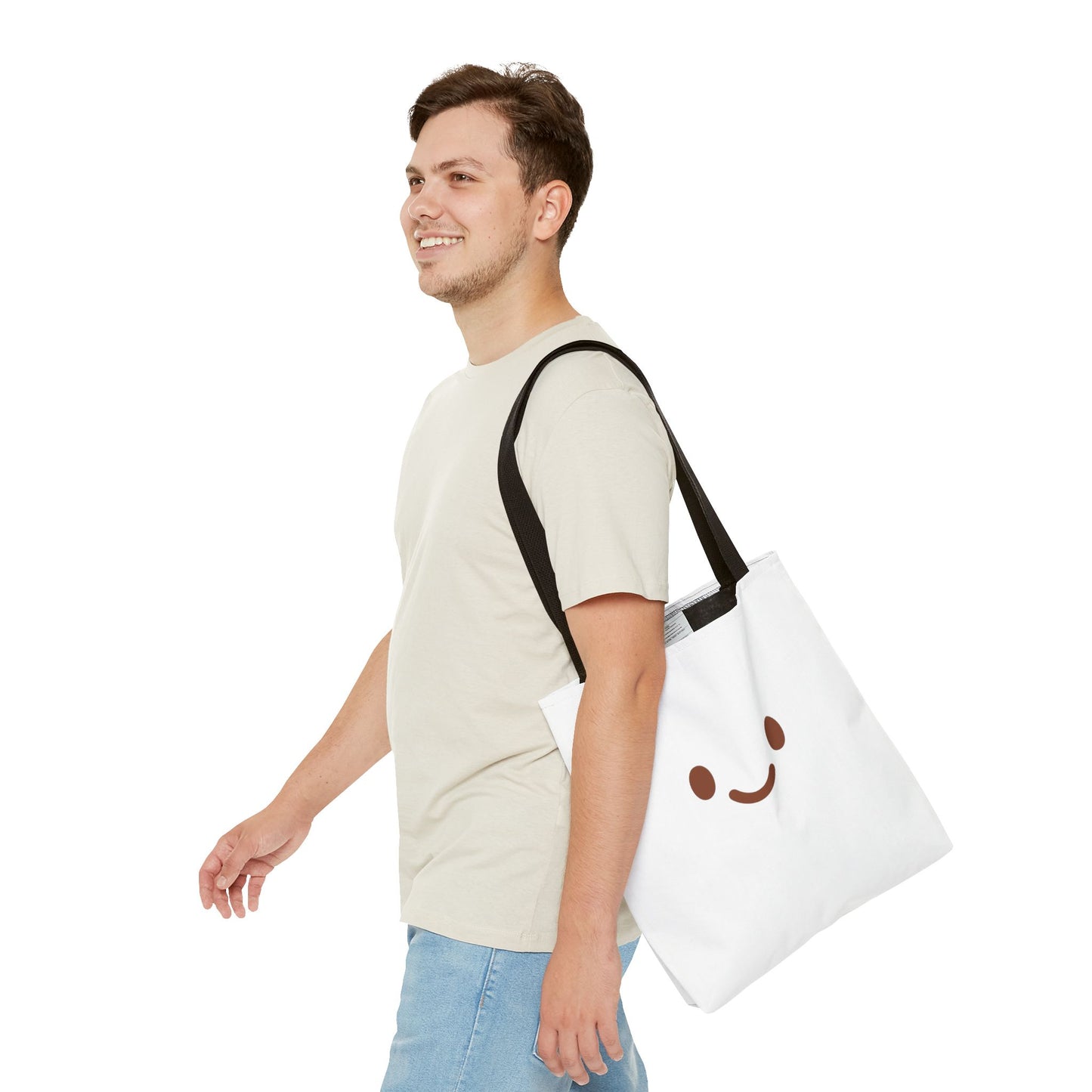 Cute Smiley Face Tote Bag - Perfect for Everyday Use