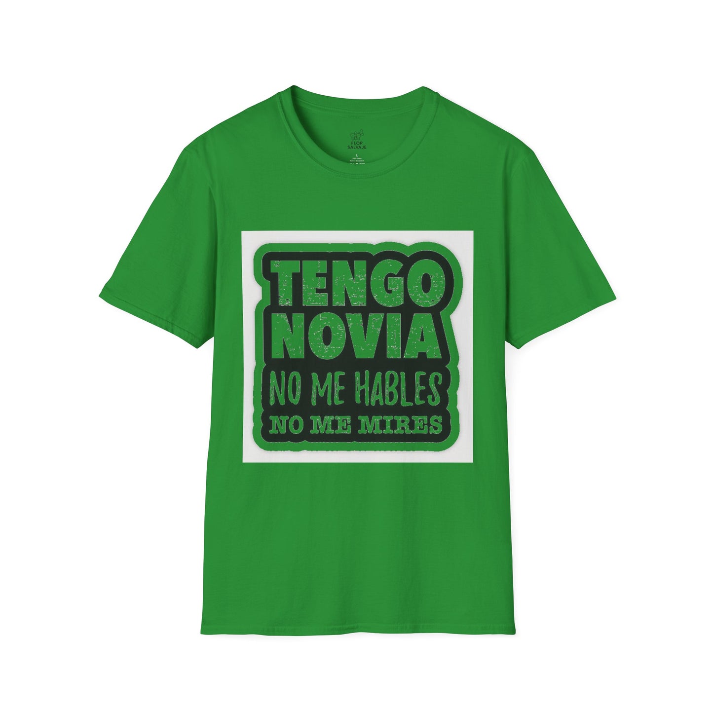 Unisex Funny T-Shirt - Tengo Novia, Playful Apparel for Couples, Perfect Gift for Anniversaries, Casual Wear, Unique Statement Tee