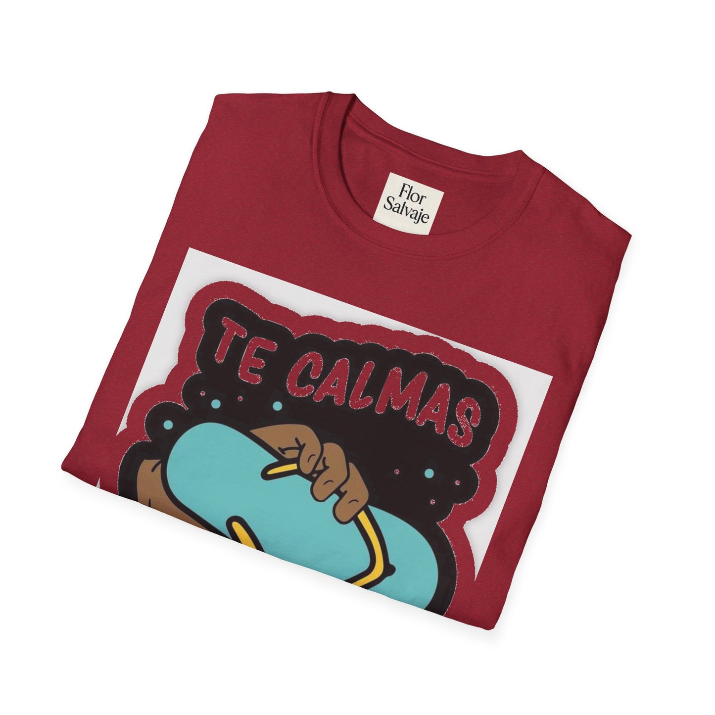 Relaxing Vibes Unisex Softstyle T-Shirt - 'Te Calmas O Te Calmo' Design