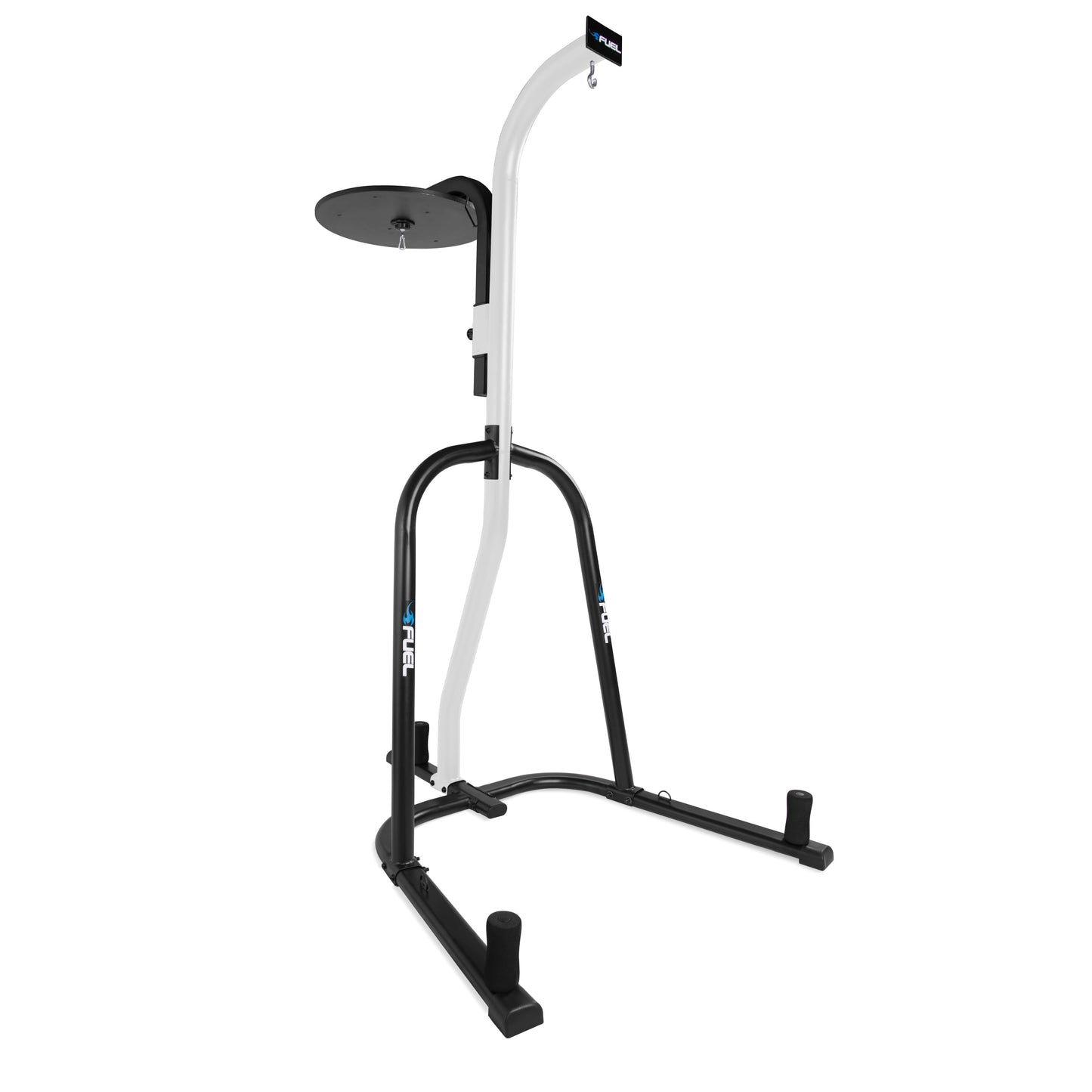 Fuel Pureformance Heavy Bag Stand with Speed Punching Bag Platform, White