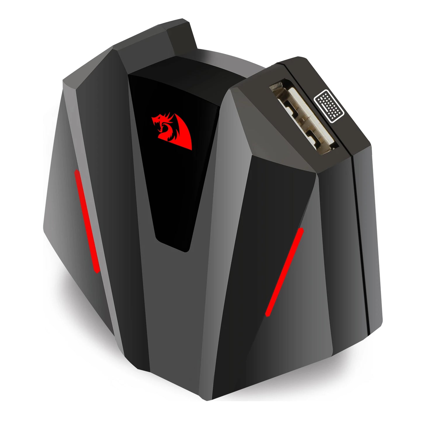 Redragon GA250 Vulcan Keyboard and Mouse Adapter LED Gaming Console Converter Compatible for Nintendo Switch PS3/4 Xbox One