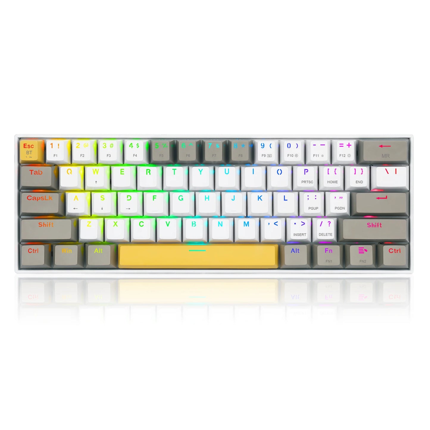 Redragon Pro Draconic Wireless RGB Bluetooth/2.4Ghz/Wired 3-Mode 61 Keys