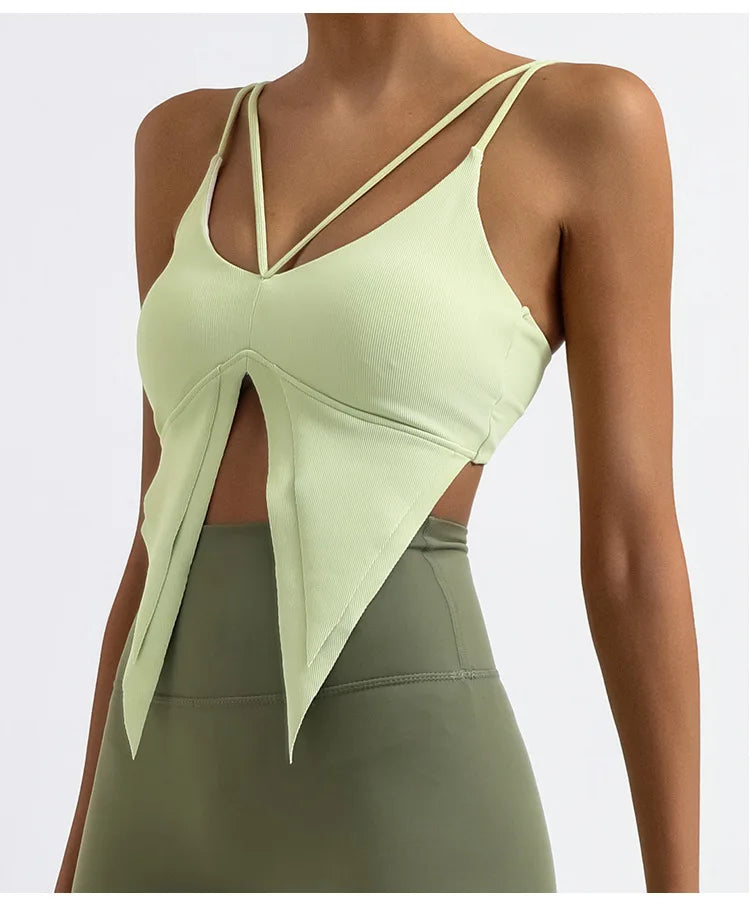 Fashion Quick-dry Yoga Double Shoulder Straps Unique Design