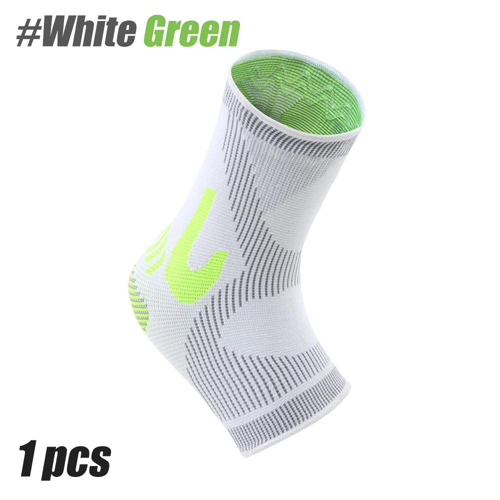 1Pcs Ankle Compression Sleeve for Women/Men,Ankle Brace for Sprained, Toeless Compression Sock for Arch & Heel Pain Relief