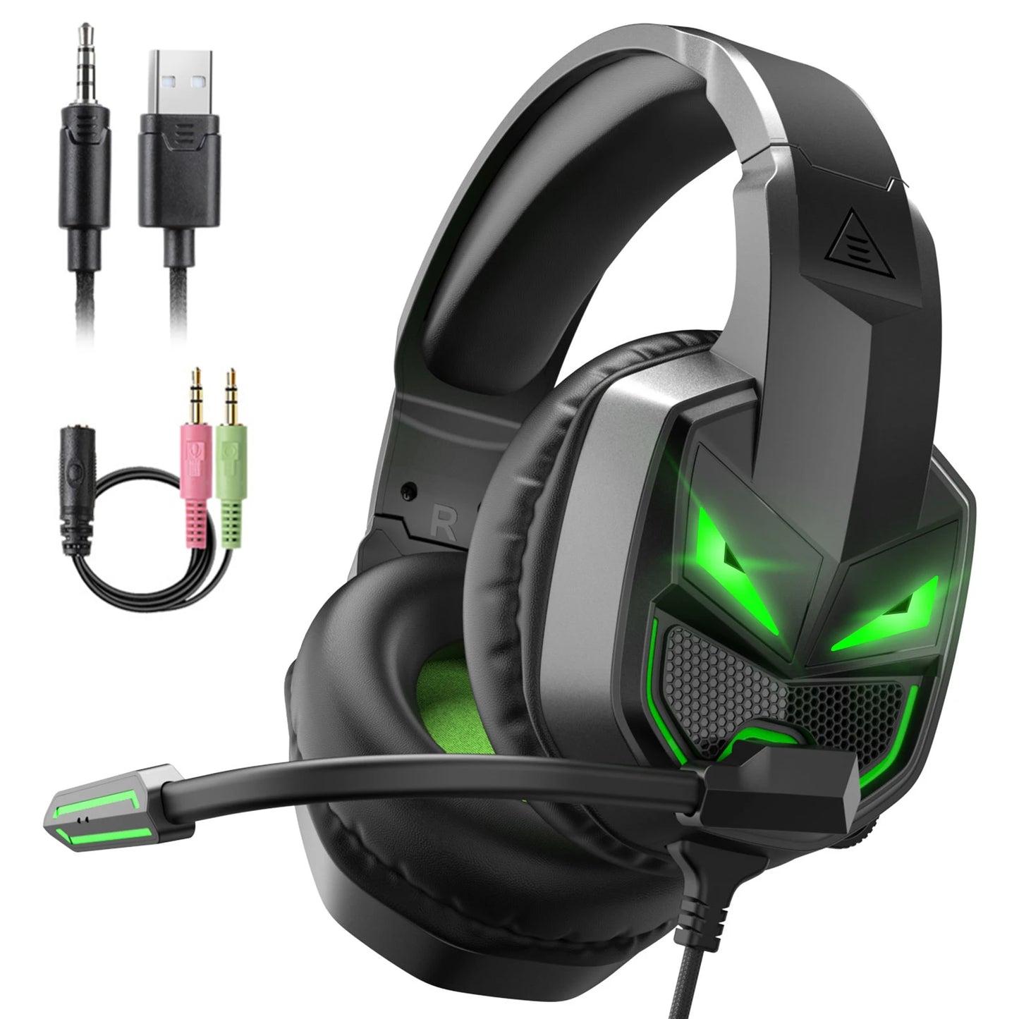 EKSA Fenrir PC Gaming Headphones with Noise Cancelling Microphone