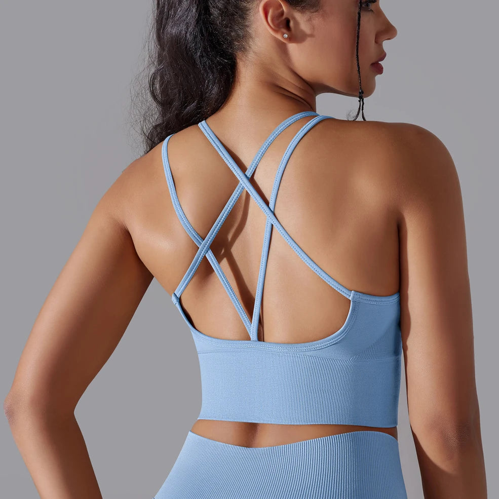 Sport Bra Women Shockproof