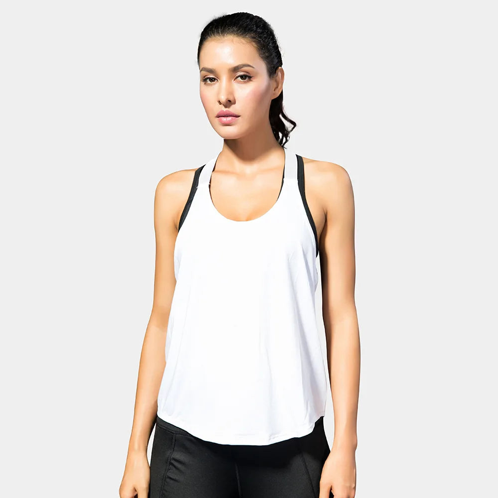 Yoga tops ladies gym shirts