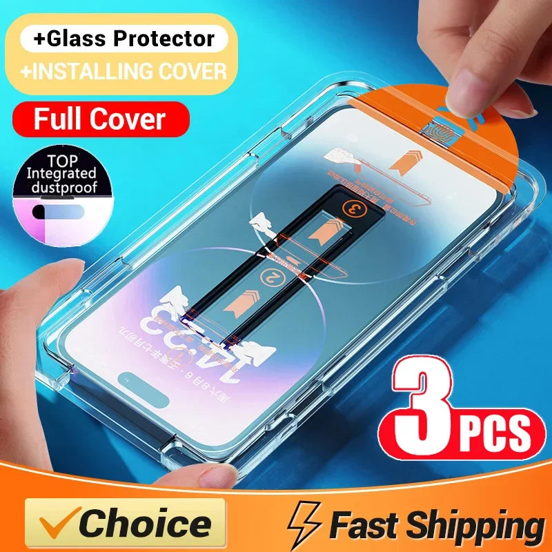 Screen Protector For iPhone 14 11 13 12 15 Pro Max Mini XS X XR 15 16 Plus Glass