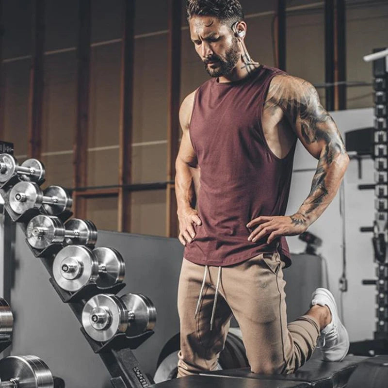 Training Clothing Quick Dry Bodybuilding Sleeveless Compression Shirts