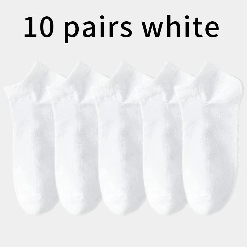 10pairs Breathable Cotton Sports