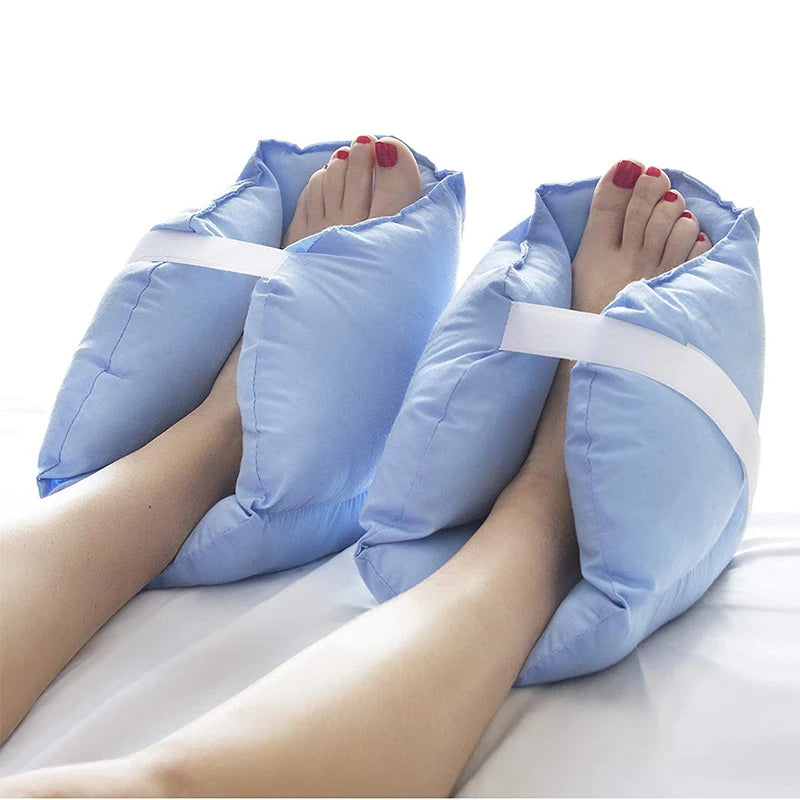 1 Pair Heel Cushion Protector Pillow To Relieve Pressure From Sores Ulcers