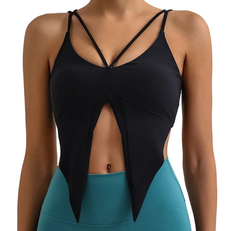Fashion Quick-dry Yoga Double Shoulder Straps Unique Design