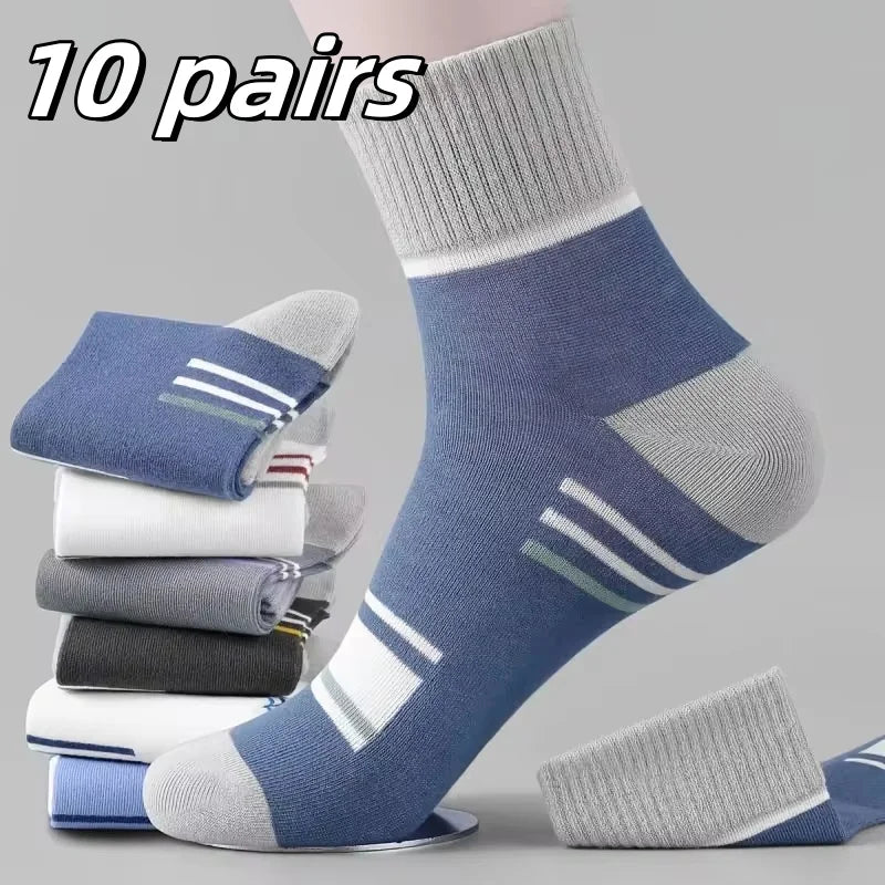 10pairs Breathable Cotton Sports