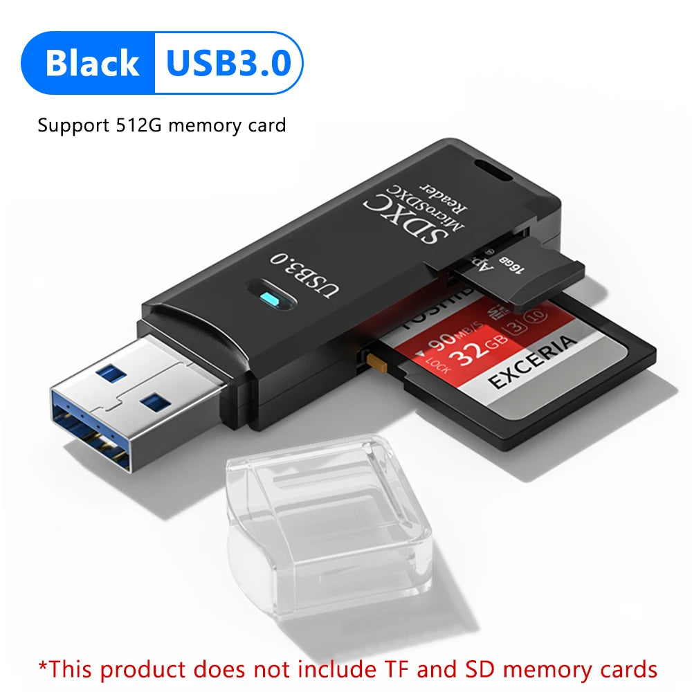 2 in 1 USB 3.0 Card Reader Micro TF sd card