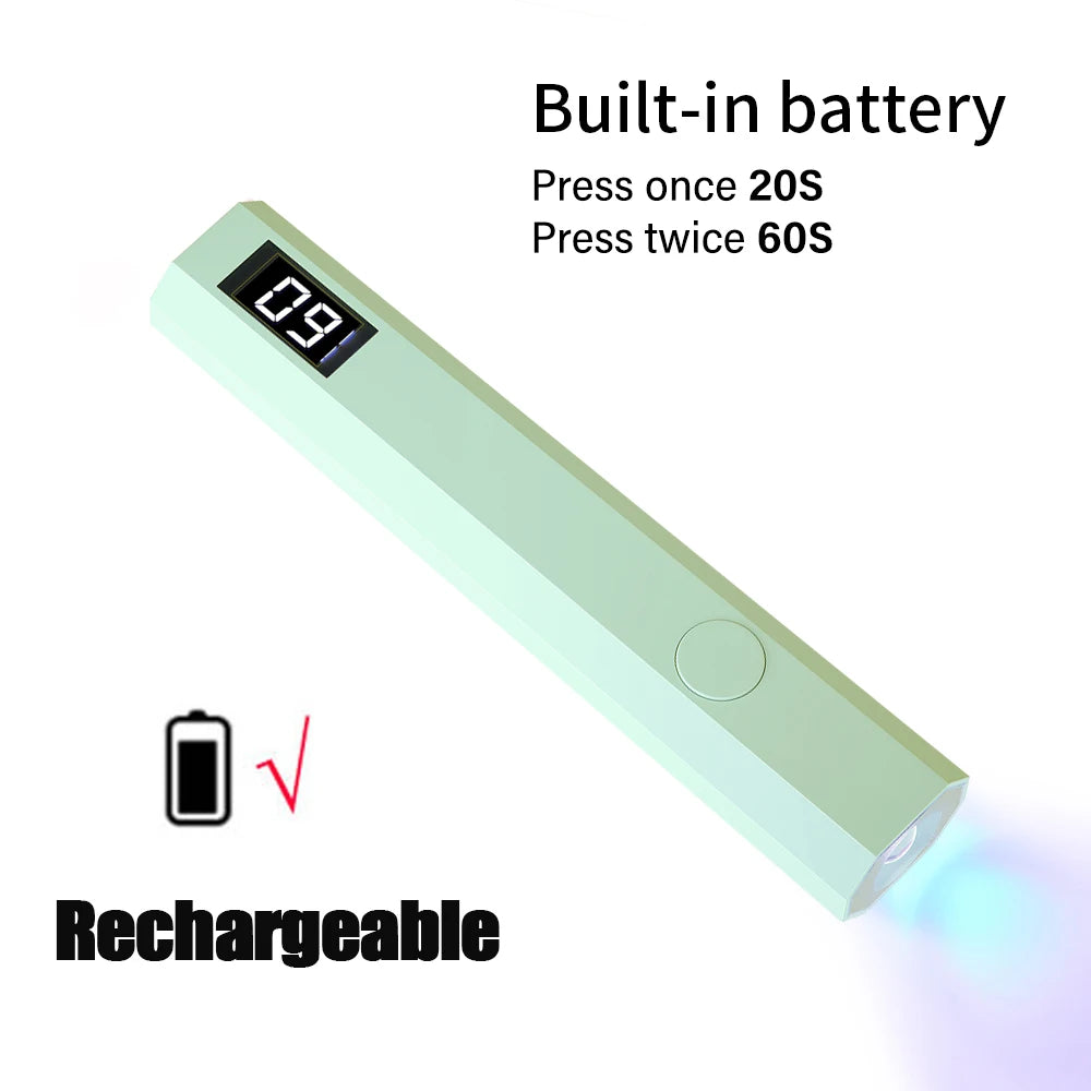 Mini Handheld UV/LED Nail Lamp