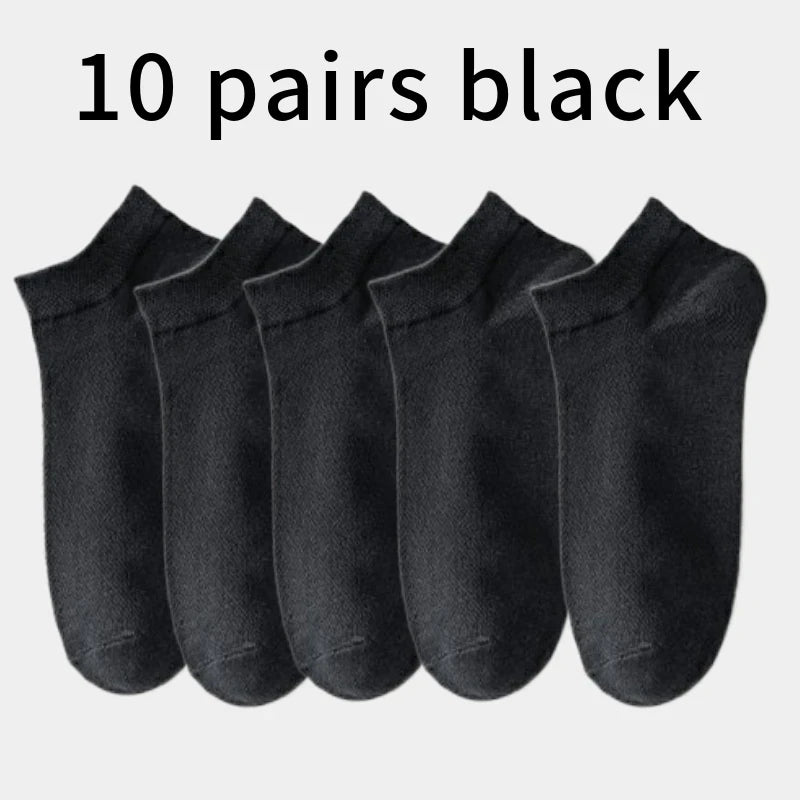 10pairs Breathable Cotton Sports